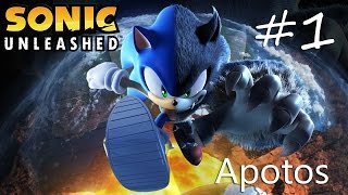 Прохождение Sonic Unleashed Wii 1  Apotos Day [upl. by Hanimay729]