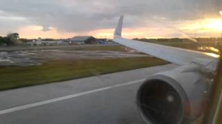 American Airlines 767300ER taxi and takeoff at Piarcos Airport bound to Miami HD [upl. by Bernstein]