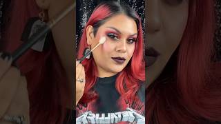 Metallica Concert look 1 🖤🤘🏼wickedwidowbeauty metallica makeup gothicmakeup [upl. by Setiram]