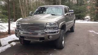 LB7 Duramax Cold Start plugged in [upl. by Essyla433]