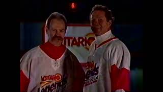 Lottario Legends Darryl SittlerLanny McDonald commercial 1995 [upl. by Storz]