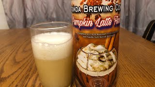 Beer Review Pumpkin Float Latte by Rotunda Brewing Company [upl. by Asiek]