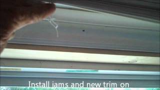 Mobile Home Window Repairs How to [upl. by Neeli]