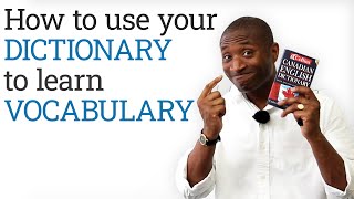 How to use your dictionary to build your vocabulary [upl. by Tera835]