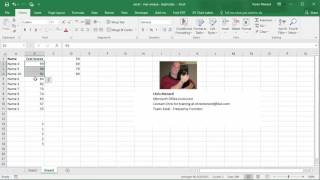 Excel  Frequency Function by Chris Menard [upl. by Mur]