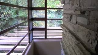 FLLWright 1936 Fallingwater Kaufmann House [upl. by Luapnoj]