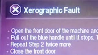 xerographic fault solution xerox 5758 [upl. by Nodnal]