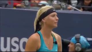 Best shot in tennis Roger Federer vs Serena Williams vs Maria Sharapova vs Andy Rodick ✔ 1 [upl. by Atteiram]