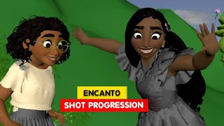 ENCANTO  Mirabel and Isabela Shot Progression  Animation Breakdowns  3D Animation Internships [upl. by Anrat]