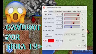 PTBR  ENGLISH TibiaCopilot  Cavebot for Tibia 12 Update [upl. by Eirruc]