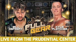 WILL OSPREAY amp KYLE FLETCHER PUT ON A CLASSIC AEW FULL GEAR 2024 LIVE aew aewfans [upl. by Dearden]