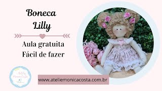 Aprenda a fazer boneca de pano  Aula gratuita [upl. by Onihc155]