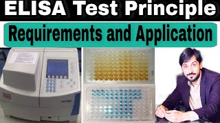 ELISA Test  Elisa Principle  Elisa Requirements and Application [upl. by Lobiv]