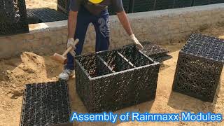 Modular Rainwater Harvesting Using Rainmaxx Tank installation video [upl. by Dranyam86]