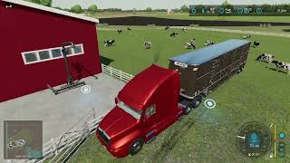 the millennial farmer map Farming Simulator 22 ep3 [upl. by Etteragram]