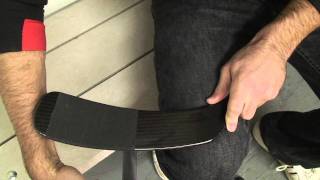 How To Tape A Hockey Stick Blade  HowToHockeycom [upl. by Cardie615]