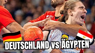 Deutschland vs Ägypten Handball Länderspiel [upl. by Dannel486]