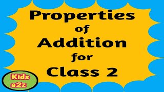 Properties of Addition for Class 2  Commutative Property of Addition for Grade 2 [upl. by Illona]