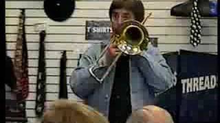 BILL WATROUS trombone embouchure maintenance [upl. by Nodnahs]