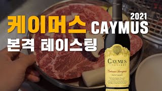 Caymus 케이머스 2021 시음기 와인 콜키지 프리 무식당 [upl. by Yllatan]