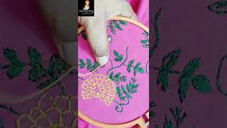 Hater kajer jamar design Embroidery dress design Hater kaj Embroidery হাতের কাজের জামার ডিজাইন [upl. by Odlanir]