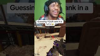 Guessing my viewers rank in a Apex 1v1😭apexlegends apexlegendsclips apexfunny [upl. by Lanna]