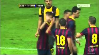 FC Barcelona vs Malaysia XI 3  1 All Goals and Full Highlights 1082013 HD [upl. by Cresida]