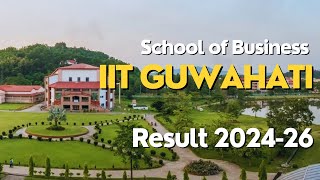 HOW TO CHECK  IIT Guwahati MBA Result OUT  Batch 20242026 [upl. by Odraleba]