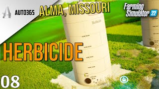 HERBICIDE STATION IS IN  Alma Missouri  Farming Simulator 22  EP 8 [upl. by Alyak]