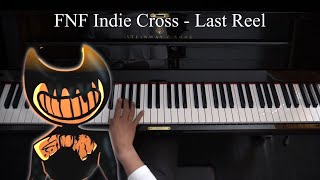 Last Reel  EASY Piano Tutorial  FNF Indie Cross [upl. by Vernice477]