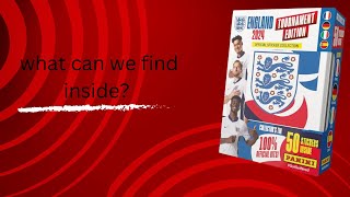 Panini England 2024 Tournament Edition Official Sticker Collection  Pocket Tin Opening [upl. by Annabelle172]