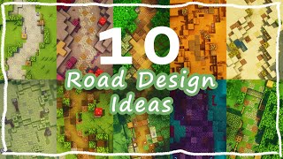 Minecraft 10 Awesome Path Designs  TUTORIAL [upl. by Namrej]