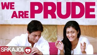 SRKajol TV Zap  We are prude  Shah Rukh Khan and Kajol [upl. by Nived]