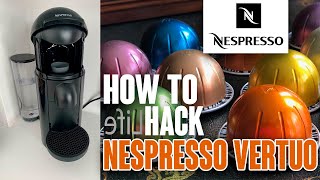 🏴‍☠️ 💡 Hack Nespresso Vertuo Plus Capsules How to reuse Vertuoline coffee capsules lifehack [upl. by Aihseya]