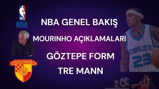 YENİ IVERSON TRE MANN  NBA GENEL BAKIŞ  GÖZTEPE  MOURINHO AÇIKLAMALAR  KAHVE YANI SPOR [upl. by Audun]