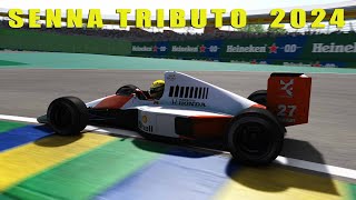 Tributo Ayrton Senna Interlagos 2024 F1 GP Mclaren Honda Mp45b Sao Paulo [upl. by Stafford]