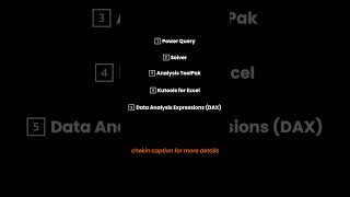 Top 5 Excel AddOns Every Data Analyst Must Know [upl. by Iruj]