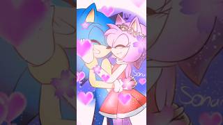 SONAMY 💙🩷 editmio shorts sonamyforever sonicthehedgehog [upl. by Tnayrb893]