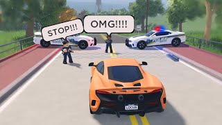 Armed Robbery Ends In Police Chase Dont STOP Driving Roblox [upl. by Annerb]