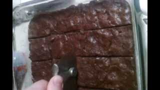 Easiest way to cut Brownies [upl. by Anyrtak]