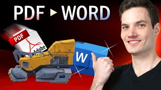 How to Convert PDF to Word [upl. by Acireed]
