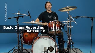 Basic Drum Recording The Full Kit [upl. by Issirk450]