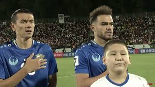 National Anthem of Kyrgyzstan and Uzbekistan 2026 FIFA World Cup Asian Qualifiers🇰🇬🇺🇿 [upl. by Fast]