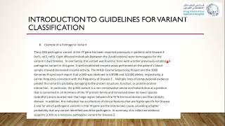 Understanding the ACMG Variant Classification [upl. by Guido]