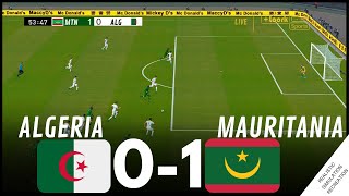 الجزائر 01 موريتانيا أبرز أحداث المباراة • محاكاة لعبة فيديو AFCON2023 [upl. by Thomsen]