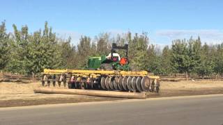 Powerful John Deere 6125M Low Profile Domries Tandem disk [upl. by Maggs]