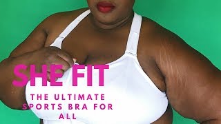 Plus Size Super Woman SheFit Ultimate Sports Bra Review [upl. by Faber245]