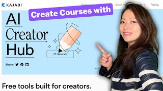 How to create courses with AI First look at Kajabi AI Creator Hub kajabi ai [upl. by Ahtekal]