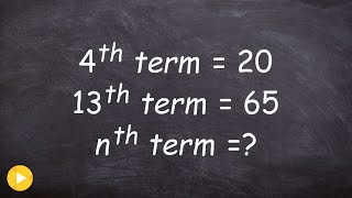 How do you find the formula for the nth term of an arithmetic sequence [upl. by Charlotta]