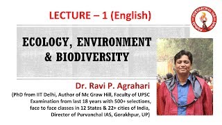 Lecture1English Ecology Environment amp BiodiversityFull course available on Purvanchal IAS app [upl. by Spurgeon]